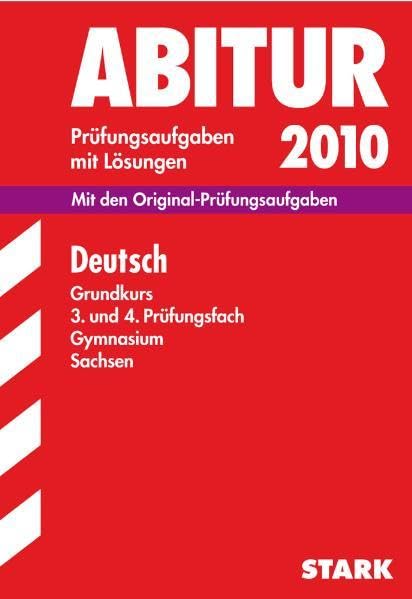 STARK Abiturprüfung Deutsch - gk Gymnasium Sachsen Study Guides