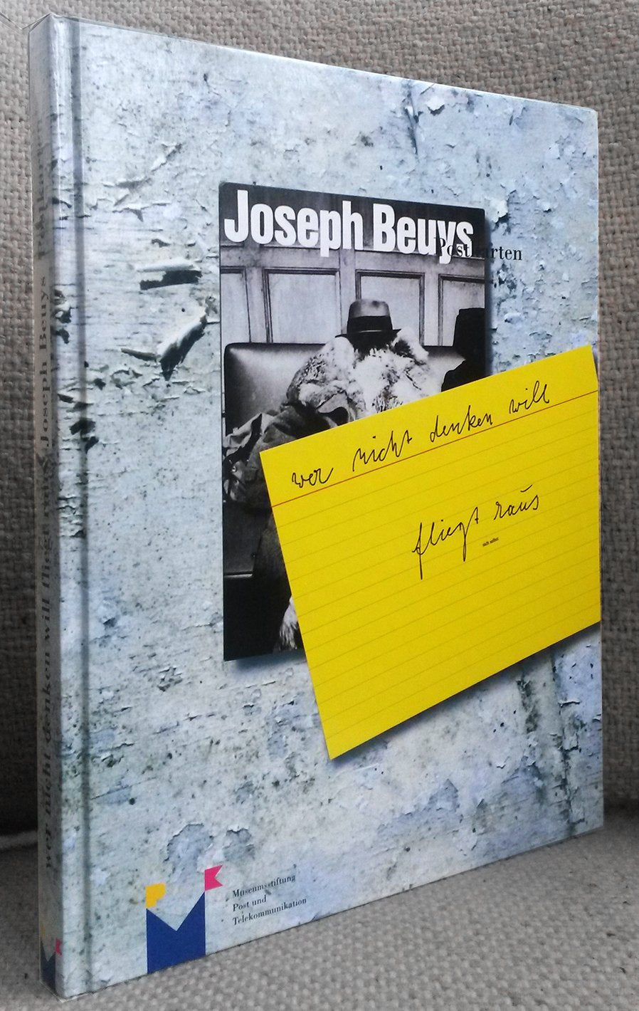 'Wer nicht denken will fliegt raus', Joseph Beuys Postkarten Film, Art & Culture