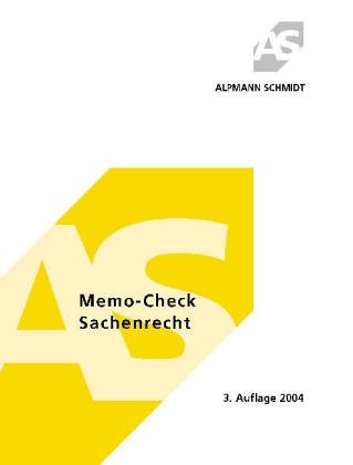 Memo-Check, Sachenrecht Law