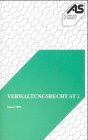 Verwaltungsrecht, Cassetten, Allgemeiner Teil, 1 Cassette Books