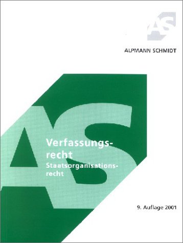 Verfassungsrecht. Staatsorganisationsrecht Law