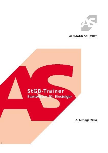 StGB Trainer: Startwissen für Einsteiger (Alpmann und Schmidt - Skripte) Law