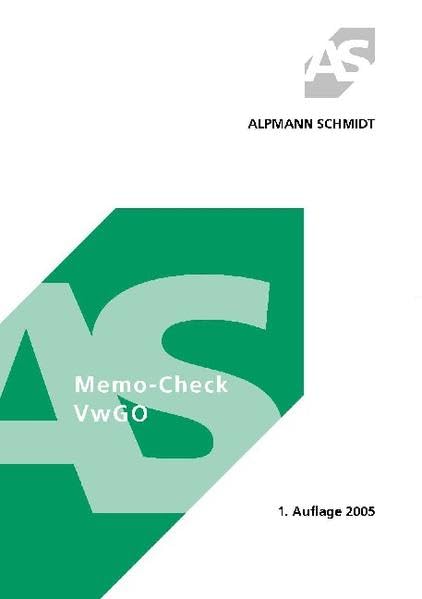 VwGO (Memo-Check) Law