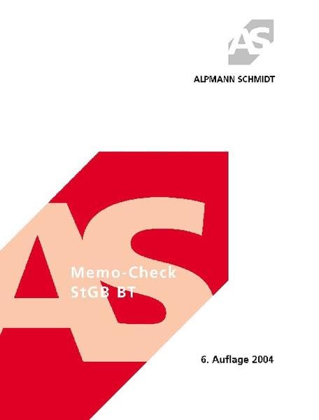StGB BT: 324 Fragen und Antworten (Memo-Check) Law