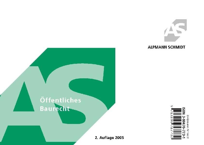 Öffentliches Baurecht: Karteikarten (Alpmann-Cards / Karteikarten) Professional & Reference Books