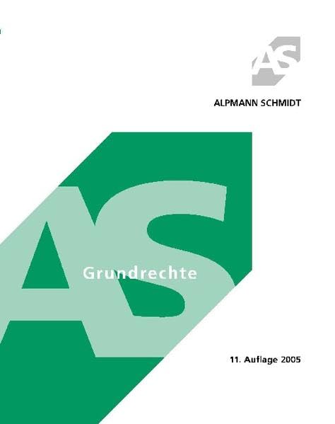 Grundrechte (Alpmann-Cards / Karteikarten) Professional & Reference Books