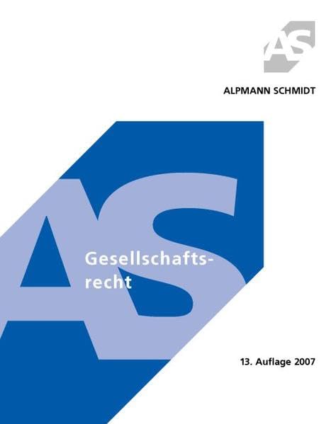 Product Image: Gesellschaftsrecht (Alpmann und Schmidt - Skripte)