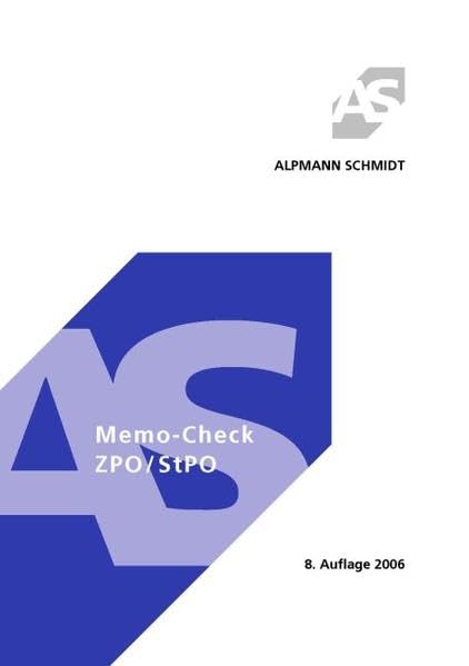 Product Image: Memo-Check ZPO/ StPO