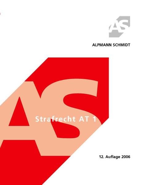 Product Image: Strafrecht AT 1 (Alpmann und Schmidt - Skripte)