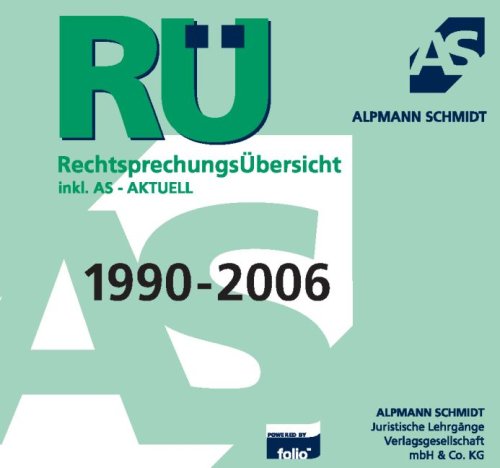 RÜ-CD-ROM 1990-2006: Inkl. AS-Aktuell Learning
