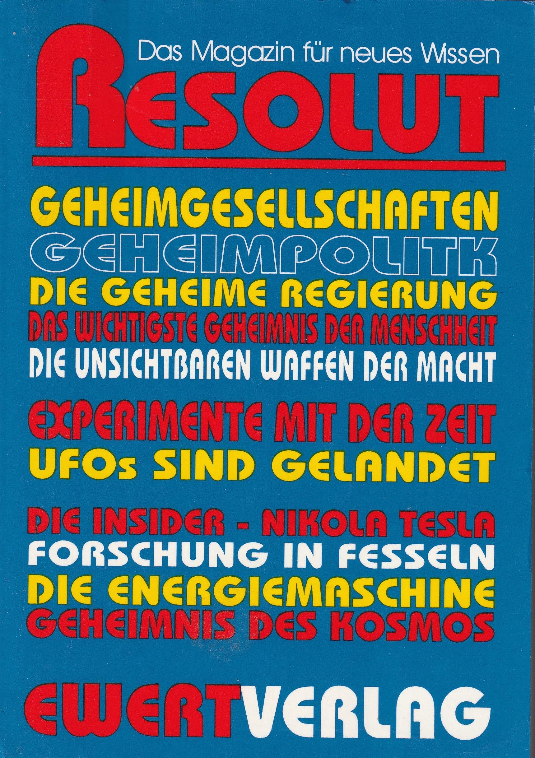 RESOLUT - Das Magazin für neues Wissen book