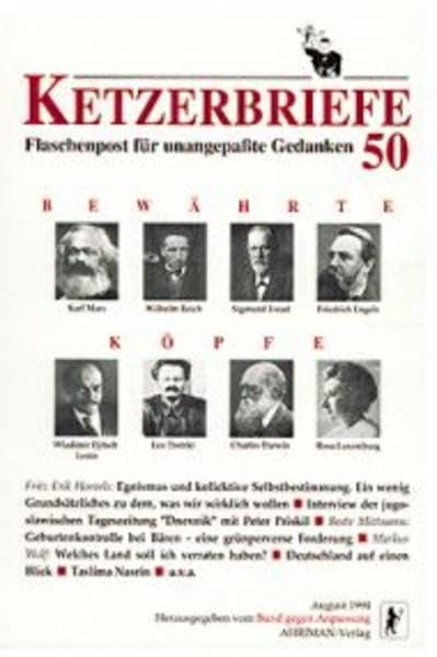 Ketzerbriefe, H.50, Bewährte Köpfe (Ketzerbriefe: Flaschenpost für unangepasste Gedanken. Sonderhefte) Books