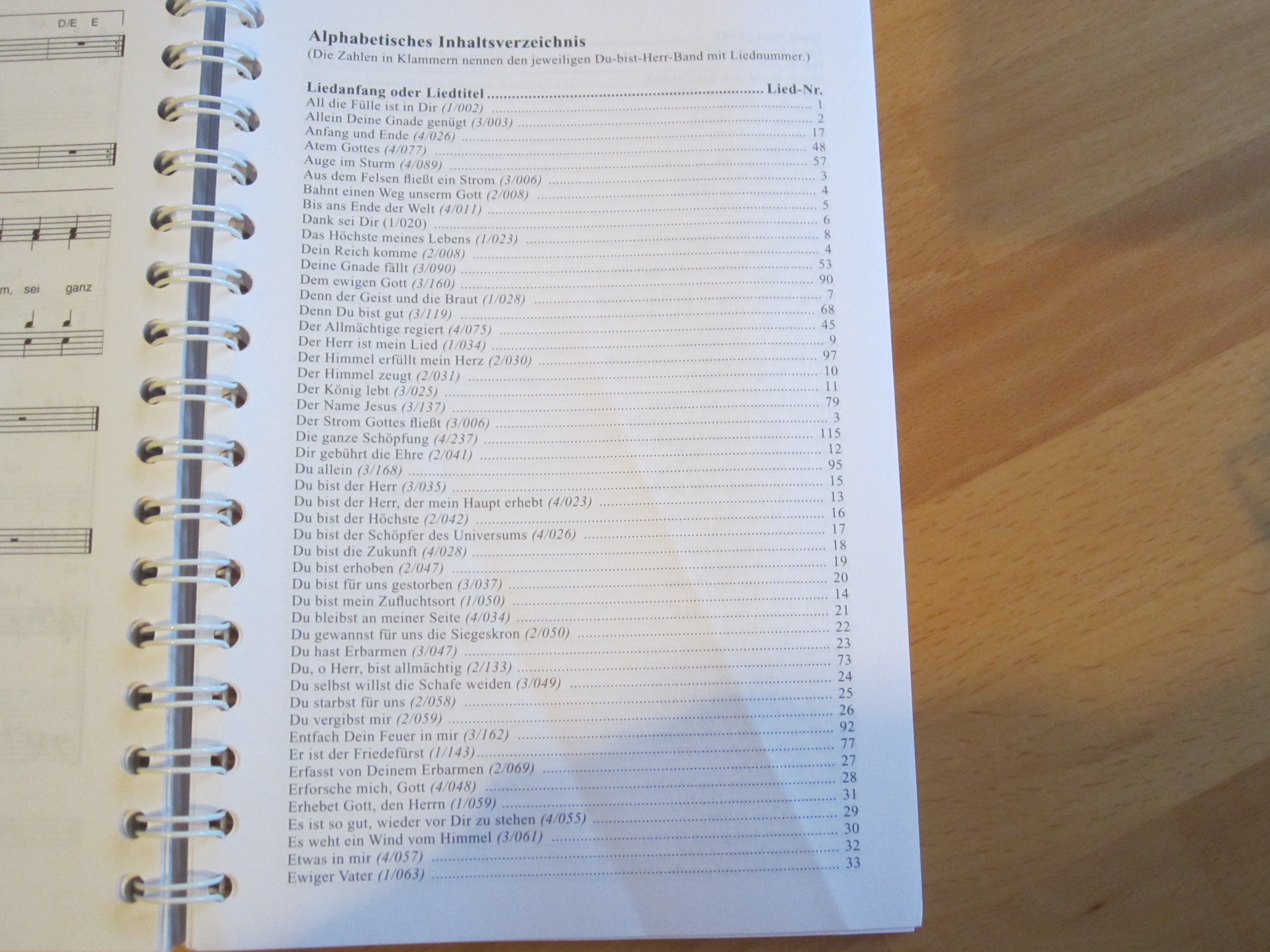 Du bist Herr. Vierstimmig. 120 der beliebtesten Lieder als 4-stimmige Notensätze Sheet Music