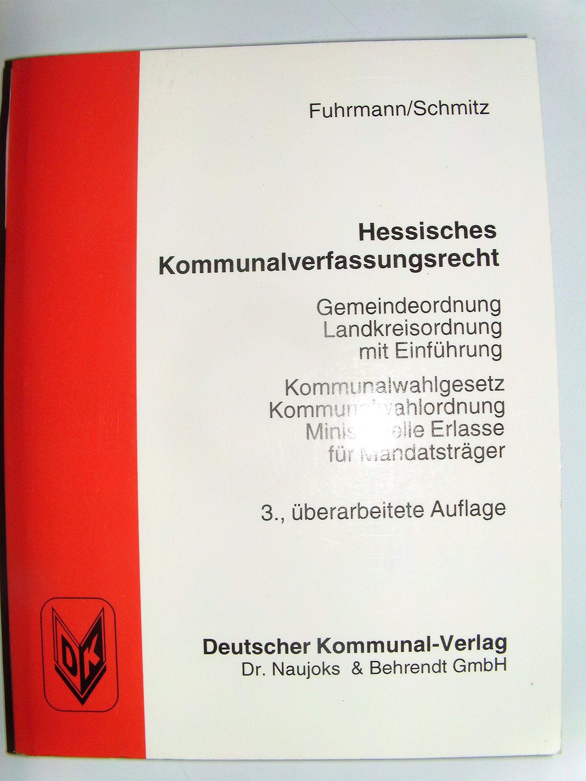 Product Image: Hessisches Kommunalverfassungsrecht