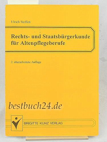 Rechts- und Staatsbürgerkunde für Altenpflegeberufe Education & Training