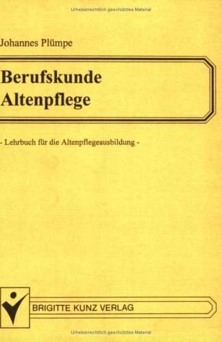 Berufskunde Altenpflege. Medicine