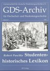 GDS-Archiv für Hochschulgeschichte und Studentengeschichte, Beih.9, Studentenhistorisches Lexikon Learning & Reference