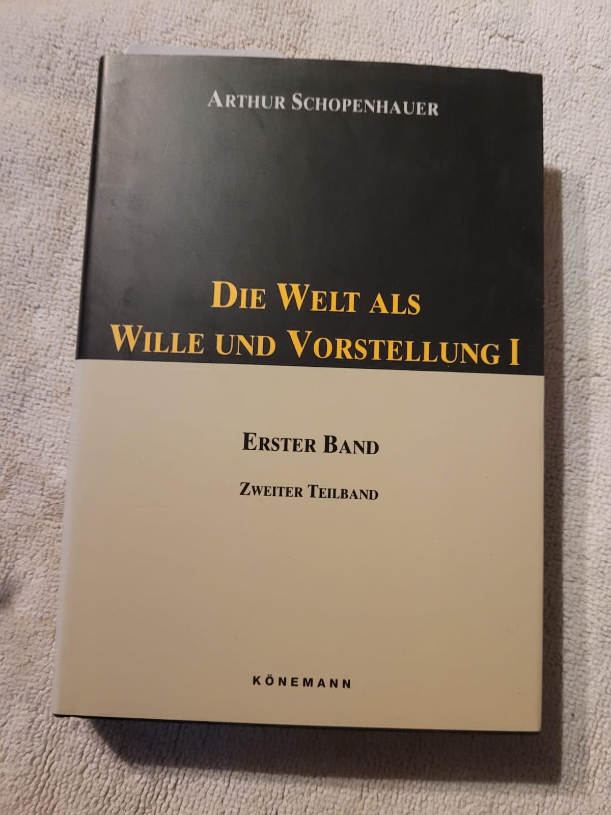 Die Welt als Wille und Vorstellung 1/2 Philosophy