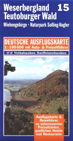 Weserbergland, Teutoburger Wald 1 : 100 000. Deutsche Ausflugskarte. Blatt 15. W book