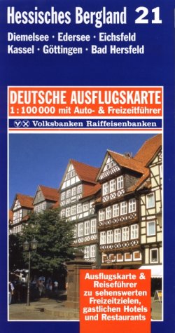 Hessisches Bergland 1 : 100 000. Deutsche Ausflugskarte. Blatt 21 Maps & Plans