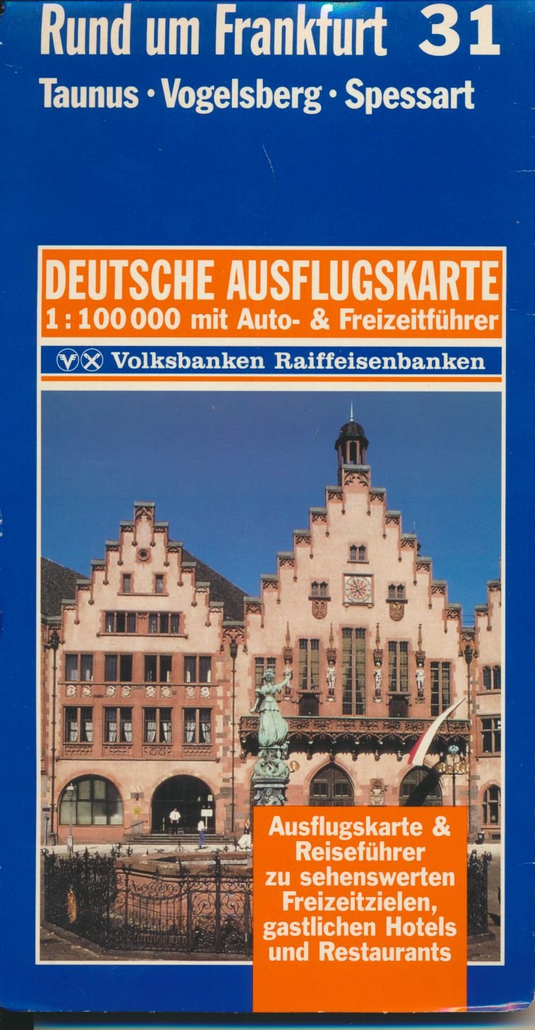 Rund um Frankfurt 1 : 100 000. Deutsche Ausflugskarte. Blatt 31. Maps & Plans