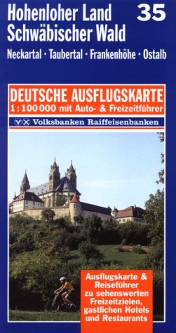 Hohenloher Land, Schwäbischer Wald 1 : 100 000. Deutsche Ausflugskarte. Blatt 35. book
