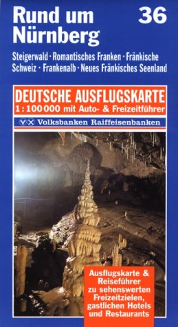 Rund um Nürnberg 1 : 100 000. Deutsche Ausflugskarte. Blatt 36. Maps & Plans