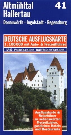 Altmühltal, Hallertau 1 : 100 000. Deutsche Ausflugskarte. Blatt 41 Maps & Plans