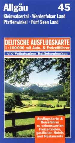 Allgäu 1 : 100 000. Deutsche Ausflugskarte. Blatt 45 Maps & Plans