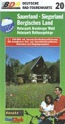 Deutsche Radtourenkarte, Bl.20, Sauerland, Siegerland, Bergisches Land, Naturpark Arnsberger Wald, Naturpark Rothaargebirge Maps & Plans