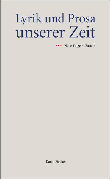 Lyrik und Prosa unserer Zeit. Neue Folge. Band 6 Contemporary literature