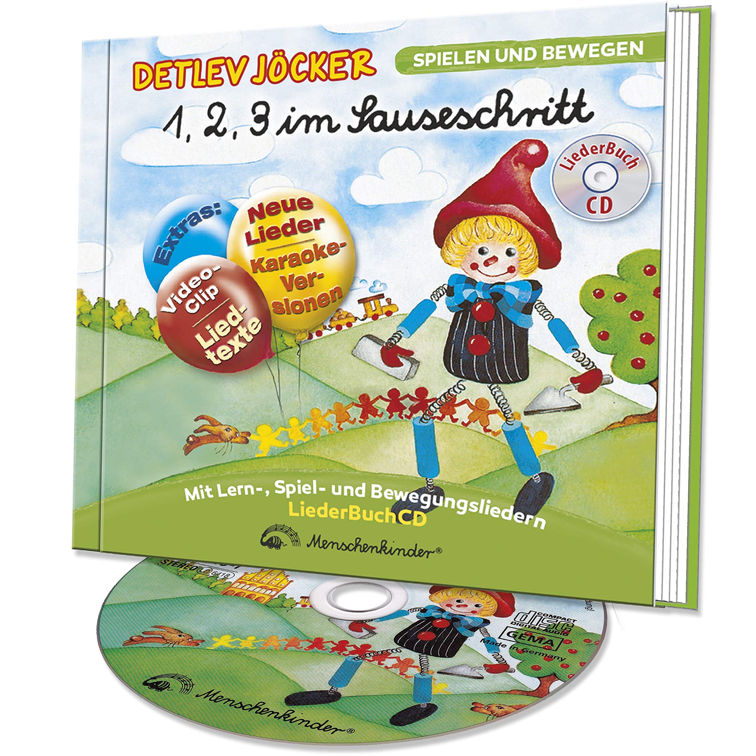 1,2,3 im Sauseschritt - Die LiederBuchCD Non-fiction