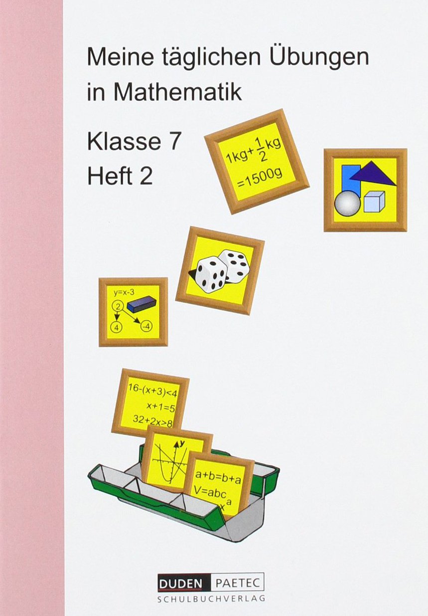 Meine täglichen Übungen in Mathematik, Klasse 7: Arbeitsheft 2 Study Guides