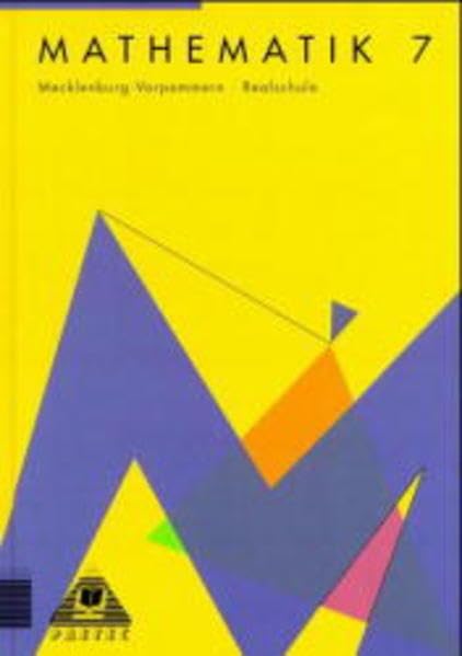 Mathematik, Ausgabe Mecklenburg-Vorpommern, EURO, Lehrbuch, Klasse 7, Realschule Study Guides