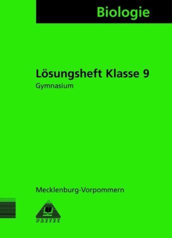Biologie, Ausgabe Mecklenburg-Vorpommern, Klasse 9, Gymnasium Study Guides