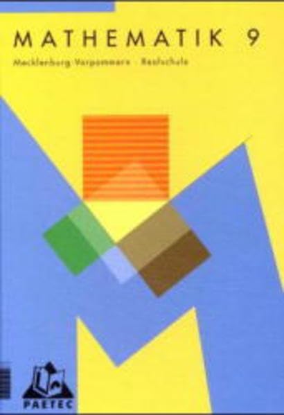 Mathematik Klasse 9. Realschule. Mecklenburg-Vorpommern. book