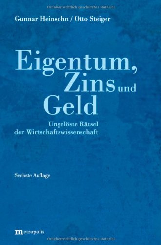 Eigentum, Zins und Geld: Ungelöste Rätsel der Wirtschaftswissenschaft Law
