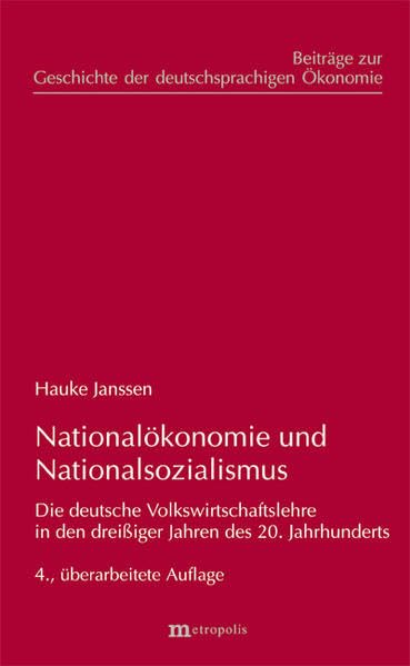 Nationalökonomie und Nationalsozialismus Law