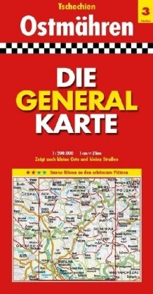 Die Generalkarte Tschechien 3, Ostmähren 1:200 000 Leisure, Home & Garden
