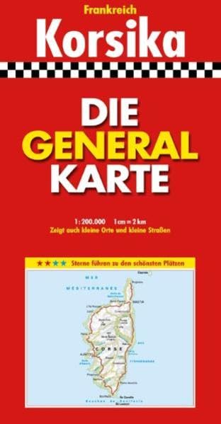 Die Generalkarte Korsika 1:200 000 Leisure, Home & Garden