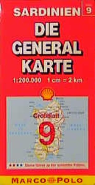 Die Generalkarten Italien, Bl.9, Sardinien (Die Generalkarte / Grossblatt 1:200000) Leisure, Home & Garden