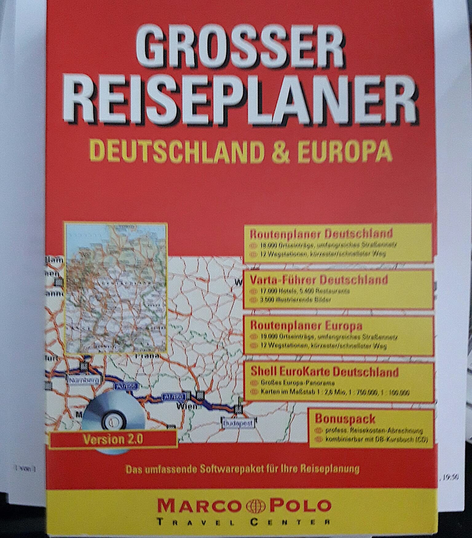 Großer Reiseplaner Deutschland und Europa. CD- ROM. Das umfassende Softwarepaket für Ihre Reiseplanung Travel Guides