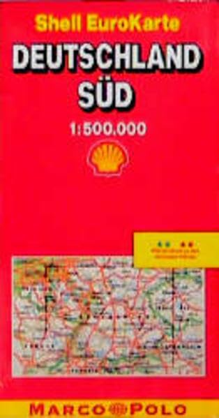Shell EuroKarte, Deutschland Süd: Mit Ortsverz. u. Hervorhebung d. Sehenswürdigkeiten Leisure, Home & Garden