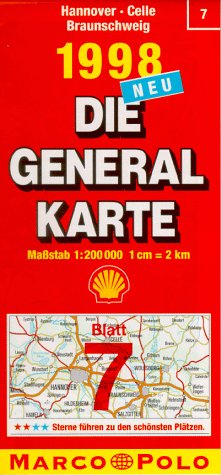 Generalkarte Deutschland 07. Hannover, Celle, Braunschweig. Mit Stadtplänen, Farbphotos und Reiseführer Travel