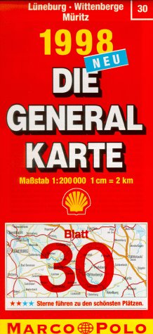 Generalkarte Deutschland 30. Lüneburg, Wittenberge, Müritz. Mit Stadtplänen, Farbphotos und Reiseführer Travel