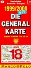 Die Generalkarten Deutschland, Bl.18, Saarbrücken, Stuttgart, Karlsruhe Maps & Plans