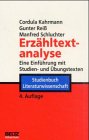 Erzähltextanalyse: Eine Einführung mit Studien- und Übungstexten (Athenäums Studienbücher Literaturwissenschaft) Foreign Languages ​​& Dictionaries