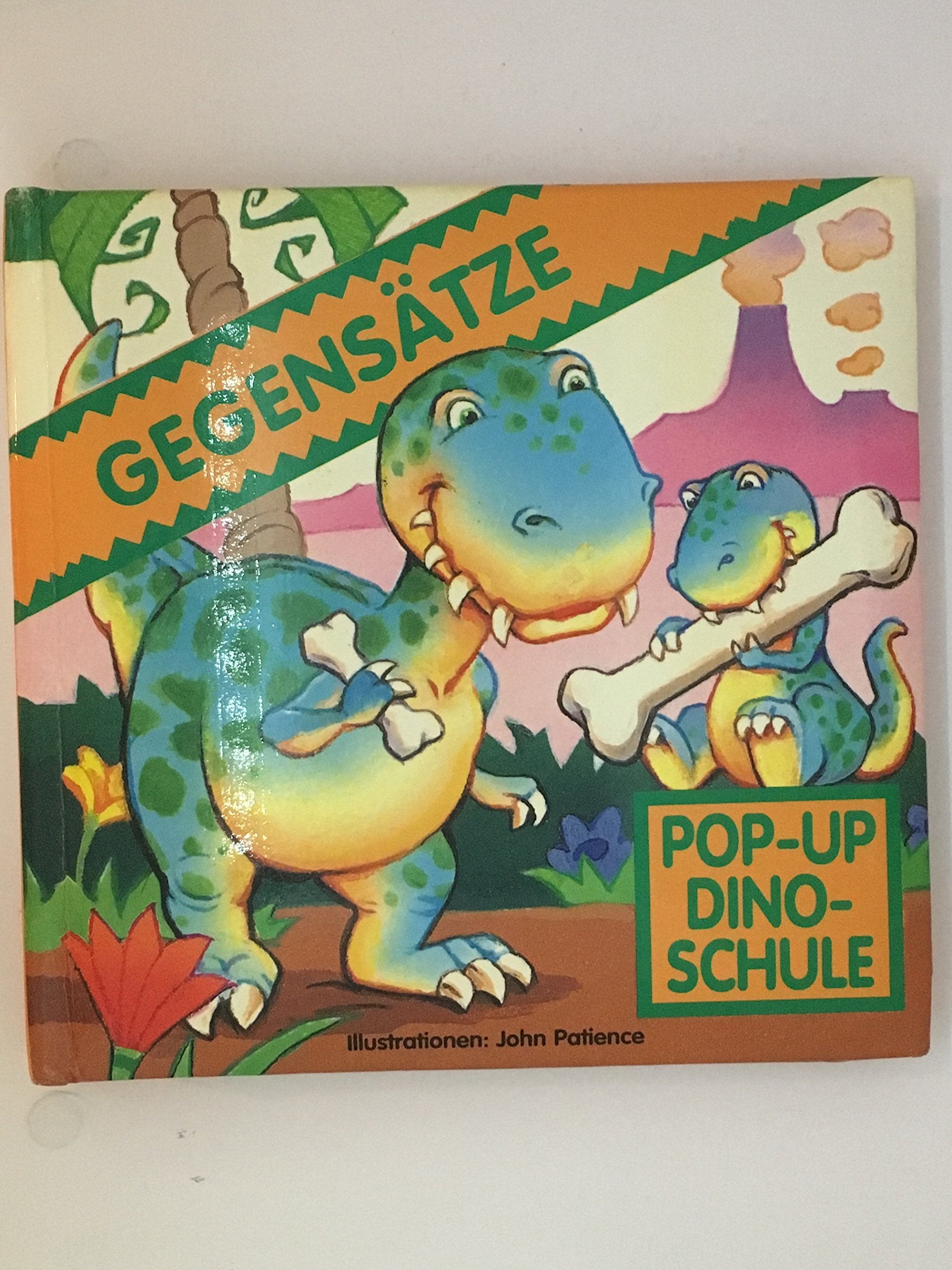 Dino-Schule Pop-up-Bücher: Farben & Formen /Gegensätze /Wörter /Zahlen - Display Books