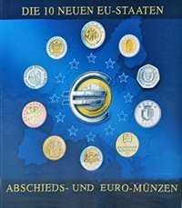 Die 10 neuen EU-Staaten: Abschieds- und Euro-Münzen Hobbies & Crafts