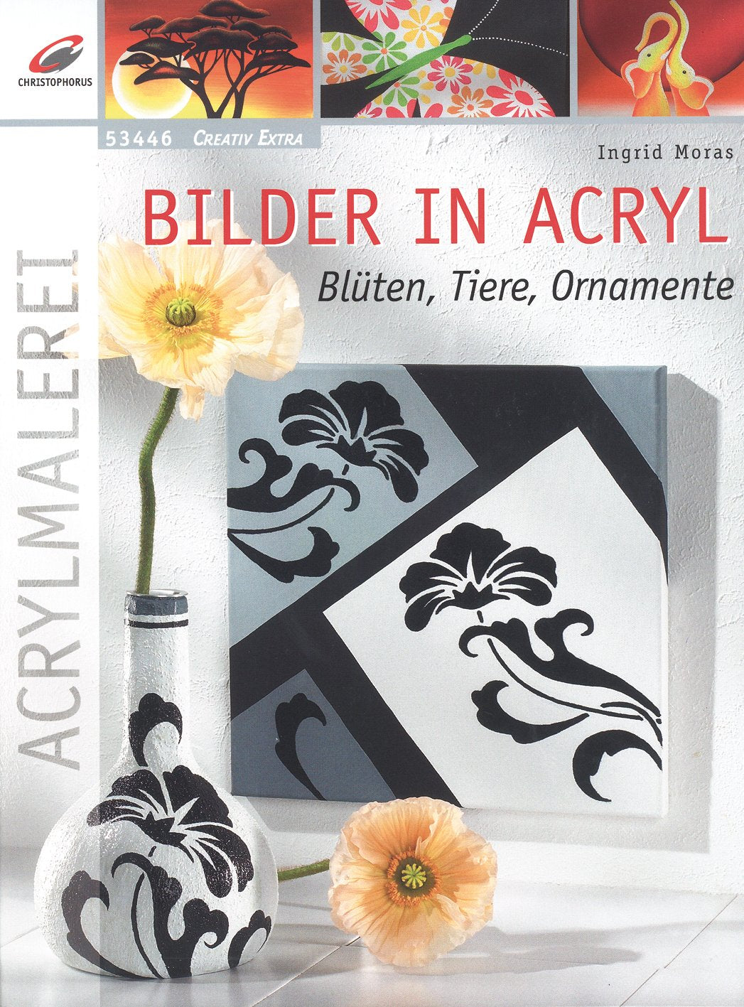 Bilder in Acryl: Blüten, Tiere, Ornamente Film, Art & Culture
